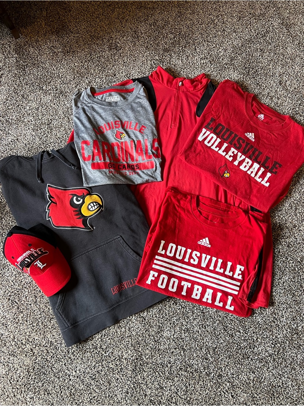 Louisville Cardinals Apparel Lot